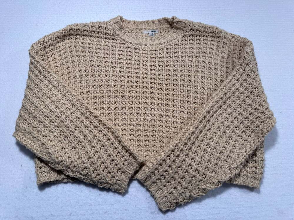 Amuse Society Chunky Open Knit Sweater Size Small A806YALY